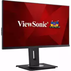 Монитор ViewSonic VG2448A-2 23.8 inch IPS Panel, 1920x1080, 250cd/m2, 5ms, 1000:1, AG, VGA, HDMI 1.4, Displayport, 4xUSB 3.2, Speakers, sRGB, VESA 100, Advanced Ergonomic Stand (-5/40 tilt), 3-side frameless design, Black