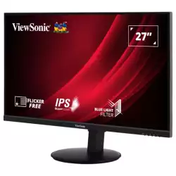 Монитор ViewSonic VG2709-2K-MHD-2, 27" SuperClear IPS panel, AG, 16:9, QHD 2560 x 1440, 350cd/m2, 1000:1, 100Hz, 4ms, VRR technology, Flicker-Free, Low Blue Light, 2x HDMI, DP, Audio out, Dual speakers, HAS, Swivel, Tilt, Pivot, VESA 100, Black"