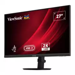 Монитор ViewSonic VG2709-2K-MHDU-2 27" SuperClear IPS panel, AG, 16:9, QHD 2560 x 1440, 350cd/m2, 1000:1, 100Hz, 4ms, HDR 10, VRR technology, Flicker-Free, Low Blue Light, HDMI, DP, USB-C, 2x USB, Audio out, Speakers, HAS, Swivel, Tilt, Pivot, VESA 100, Black
