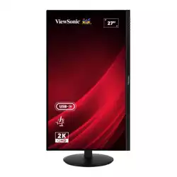 Монитор ViewSonic VG2709-2K-MHDU-2 27" SuperClear IPS panel, AG, 16:9, QHD 2560 x 1440, 350cd/m2, 1000:1, 100Hz, 4ms, HDR 10, VRR technology, Flicker-Free, Low Blue Light, HDMI, DP, USB-C, 2x USB, Audio out, Speakers, HAS, Swivel, Tilt, Pivot, VESA 100, Black