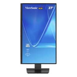 Монитор ViewSonic VG2719U-4K, 27 inch IPS panel, AG, 4K UHD 3840x2160, 350cd/m2, 1000:1, 60Hz, 4ms, HDR 10, Flicker-Free, Low Blue Light, 2x HDMI, DP, 3x USB, USB-C, Audio out, Speakers, HAS, Swivel, Tilt, Pivot, VESA, Black