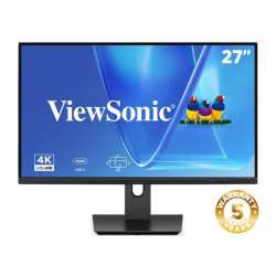 Монитор ViewSonic VG2719U-4K, 27 inch IPS panel, AG, 4K UHD 3840x2160, 350cd/m2, 1000:1, 60Hz, 4ms, HDR 10, Flicker-Free, Low Blue Light, 2x HDMI, DP, 3x USB, USB-C, Audio out, Speakers, HAS, Swivel, Tilt, Pivot, VESA, Black Монитор ViewSonic VG2719U-4K, 27 inch IPS panel, AG, 4K UHD 3840x2160, 350cd/m2, 1000:1, 60Hz, 4ms, HDR 10, Flicker-Free, Low Blue Light, 2x HDMI, DP, 3x USB, USB-C, Audio out, Speakers, HAS, Swivel, Tilt, Pivot, VESA, Black