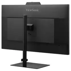 Монитор ViewSonic VG2741V-2K, 27" IPS panel, 16:9, AG, QHD 2560x1440, 250cd/m2, 1500:1, 120Hz, 4ms, Flicker-Free, sRGB, 5MP Webcam, Microphone, HDMI, DP, USB-C, 2x USB, Audio out, Speakers, HAS, Swivel, Tilt, Pivot, VESA 100, Black