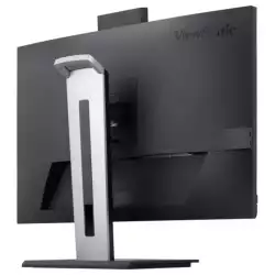 Монитор ViewSonic VG2757V-2K, 27", IPS panel, Conferencing docking monitor, AG, 16:9, QHD 2560x1440, 350cd/m2, 1300:1, 100Hz, 5ms, Zoom certified pop-up Webcam, Windows Hello, Eye ProTech+, HDMI, DP, DP Out, USB-C, LAN, 3x USB, Audio Out, Mic, HAS, Swivel, Tilt, Pivot, VESA 100, Black