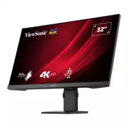 Монитор ViewSonic VG3208-4K, 31.5", Super Clear VA panel, Anti-Glare, 16:9, 4K UHD 3840x2160, 300cd/m2, 3000:1, 60Hz, 4ms, HDR 10, sRGB, Flicker-Free, Blue Light Filter, 2x HDMI, DisplayPort, Audio Out, HAS, Swivel, Tilt, VESA 100, Black