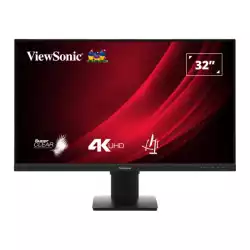 Монитор ViewSonic VG3208-4K, 31.5", Super Clear VA panel, Anti-Glare, 16:9, 4K UHD 3840x2160, 300cd/m2, 3000:1, 60Hz, 4ms, HDR 10, sRGB, Flicker-Free, Blue Light Filter, 2x HDMI, DisplayPort, Audio Out, HAS, Swivel, Tilt, VESA 100, Black
