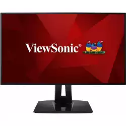 Монитор ViewSonic VP2768a 27 inch, 2560 x 1440, IPS LED monitor with 100% sRGB, 10 bit colour, 5ms, HDMI, DisplayPort In, DisplayPort Out (DaisyChain), USB-C Docking, USB, Ethernet, Auto-Pivot (clockwise and anti-clockwise), Height adj, Hardware Calibration, black