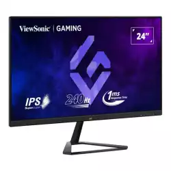 Монитор ViewSonic VX2479A-HD-PRO, 23.8", IPS panel, AG, 16:9, FHD 1920x1080, 250cd/m2, 1000:1, 240Hz, 1ms, HDR 10, Flicker-Free, Blue Light Filter, sRGB, AMD FreeSync, 2x HDMI, DisplayPort, Audio out, Tilt, VESA 100, Black