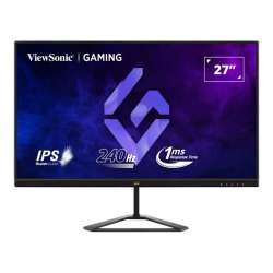 Монитор ViewSonic VX2779A-HD-PRO, 27", Gaming monitor, SuperClear IPS panel, 16:9, AG, FHD 1920x1080, HDR 10, 250cd/m2, 1000:1, 1ms, 240Hz, HDR10, FreeSync, 2x HDMI, DP, Audio Out, Tilt, VESA 100, Black