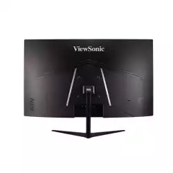 Монитор ViewSonic VX3218C-2K, 31.5", VA Panel, Curved 1500R, QHD 2560x1440, AntiGlare, 16:9, 250cd/m2, 3500:1, 80M:1, 1ms, 165Hz, FreeSync, Flicker-Free, Blue Light Filter, 2x HDMI, DP, Audio Out, DC Socket, Speakers, Tilt, VESA 100, Black