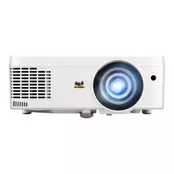 Проектор ViewSonic LS560W DC3 LED, Short Throw, 1280x800, WXGA , 3000 ANSI Lumens, 3M:1, 30000 hrs life, Throw Distance: 0.63m-1.58m, Image Size: 60"-300", Throw Ratio: 0.49, Keystone, 16ms input lag, HDMI, RS232, LAN, Audio In/Out, USB-A, Speaker, 360 degree projection, White