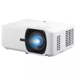 Проектор ViewSonic LS711HD, Short Throw Laser Installation Projector, 4000AL, 3M:1, FHD 1920x1080, Lens: F=2.8, f=7.51mm, Throw Ratio: 0.496, Throw Distance: 0.38- 3.29m, Keystone, 30/24dB (N/E), 2x HDMI, USB-A, RS232, Audio out, Speaker, 360° projection, Portrait, White