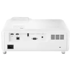 Проектор ViewSonic LS901-4K, 3rd generation Laser Phosphor, 0.65” DMD chip, 21:9, 4K UHD 3840x2160, HDR, 5500AL, F=2.3-3.0, f=17.63-27.9mm, Optical zoom 1.7x, Throw distance 0.80-13.55m, 2x HDMI, USB-A, Audio out, RS232, LAN, Speakers, Keystone correction, 360° projection, White