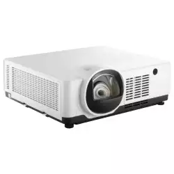Проектор ViewSonic LSC601WU-ST, 3LCD, Laser Phosphor, Short Throw Installation, 21:9, 1920x1200, 6000AL, 3M:1, F=1.6 f=6.39mm, Fixed optical zoom, Throw distance: 0.521-1.71m, Keystone, 2x HDMI, HDBaseT, USB-A, Monitor out, RS232, LAN, Speaker, 360° projection, White