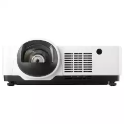 Проектор ViewSonic LSC601WU-ST, 3LCD, Laser Phosphor, Short Throw Installation, 21:9, 1920x1200, 6000AL, 3M:1, F=1.6 f=6.39mm, Fixed optical zoom, Throw distance: 0.521-1.71m, Keystone, 2x HDMI, HDBaseT, USB-A, Monitor out, RS232, LAN, Speaker, 360° projection, White