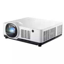 Проектор ViewSonic LSC601WU-ST, 3LCD, Laser Phosphor, Short Throw Installation, 21:9, 1920x1200, 6000AL, 3M:1, F=1.6 f=6.39mm, Fixed optical zoom, Throw distance: 0.521-1.71m, Keystone, 2x HDMI, HDBaseT, USB-A, Monitor out, RS232, LAN, Speaker, 360° projection, White