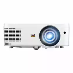 Проектор ViewSonic LSD300W-ST, Short Throw LED education projector, DLP, WXGA 1280x800, 3300AL, Throw ratio 0.49, Throw distance 0.63-1.58m, Fixed optical zoom, HDMI, RS232, LAN, Computer in, Audio in, Monitor out, Audio out, Speaker, 360° projection, Keystone, White