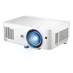 Проектор ViewSonic LSD300W-ST, Short Throw LED education projector, DLP, WXGA 1280x800, 3300AL, Throw ratio 0.49, Throw distance 0.63-1.58m, Fixed optical zoom, HDMI, RS232, LAN, Computer in, Audio in, Monitor out, Audio out, Speaker, 360° projection, Keystone, White