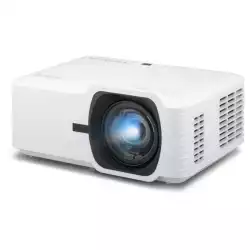 Проектор ViewSonic LSD400HD-ST, Short Throw Laser Installation, FHD 1920x1080, 4000AL, 3M:1, Throw ratio: 0.5, Optical zoom: Fixed, Throw distance: 0.44 - 3.29m, 2x HDMI, RS232, LAN, USB-A, Audio out, Speaker, H/V Keystone, 360° projection, White