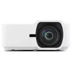 Проектор ViewSonic LSD400HD-ST, Short Throw Laser Installation, FHD 1920x1080, 4000AL, 3M:1, Throw ratio: 0.5, Optical zoom: Fixed, Throw distance: 0.44 - 3.29m, 2x HDMI, RS232, LAN, USB-A, Audio out, Speaker, H/V Keystone, 360° projection, White