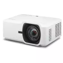 Проектор ViewSonic LSD400HD-ST, Short Throw Laser Installation, FHD 1920x1080, 4000AL, 3M:1, Throw ratio: 0.5, Optical zoom: Fixed, Throw distance: 0.44 - 3.29m, 2x HDMI, RS232, LAN, USB-A, Audio out, Speaker, H/V Keystone, 360° projection, White