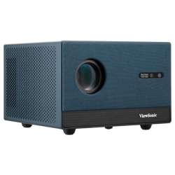 Проектор ViewSonic LX60HD, Smart LED projector, Built-in Google TV, Netflix app, 1LCD, 16:9, FHD 1920x1080, 630AL, Throw distance 1.42m-3.8m, 8GB storage, HDMI, 2x USB, AV in, Speakers, WiFi, BT, Auto focus, Auto screen fit, Keystone, Black/Grey