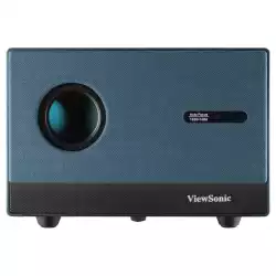 Проектор ViewSonic LX60HD, Smart LED projector, Built-in Google TV, Netflix app, 1LCD, 16:9, FHD 1920x1080, 630AL, Throw distance 1.42m-3.8m, 8GB storage, HDMI, 2x USB, AV in, Speakers, WiFi, BT, Auto focus, Auto screen fit, Keystone, Black/Grey