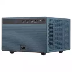 Проектор ViewSonic LX60HD, Smart LED projector, Built-in Google TV, Netflix app, 1LCD, 16:9, FHD 1920x1080, 630AL, Throw distance 1.42m-3.8m, 8GB storage, HDMI, 2x USB, AV in, Speakers, WiFi, BT, Auto focus, Auto screen fit, Keystone, Black/Grey