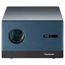 Проектор ViewSonic LX60HD, Smart LED projector, Built-in Google TV, Netflix app, 1LCD, 16:9, FHD 1920x1080, 630AL, Throw distance 1.42m-3.8m, 8GB storage, HDMI, 2x USB, AV in, Speakers, WiFi, BT, Auto focus, Auto screen fit, Keystone, Black/Grey