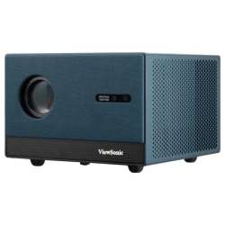 Проектор ViewSonic LX60HD, Smart LED projector, Built-in Google TV, Netflix app, 1LCD, 16:9, FHD 1920x1080, 630AL, Throw distance 1.42m-3.8m, 8GB storage, HDMI, 2x USB, AV in, Speakers, WiFi, BT, Auto focus, Auto screen fit, Keystone, Black/Grey