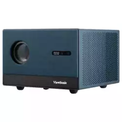 Проектор ViewSonic LX60HD, Smart LED projector, Built-in Google TV, Netflix app, 1LCD, 16:9, FHD 1920x1080, 630AL, Throw distance 1.42m-3.8m, 8GB storage, HDMI, 2x USB, AV in, Speakers, WiFi, BT, Auto focus, Auto screen fit, Keystone, Black/Grey