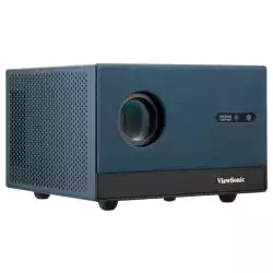 Проектор ViewSonic LX60HD, Smart LED projector, Built-in Google TV, Netflix app, 1LCD, 16:9, FHD 1920x1080, 630AL, Throw distance 1.42m-3.8m, 8GB storage, HDMI, 2x USB, AV in, Speakers, WiFi, BT, Auto focus, Auto screen fit, Keystone, Black/Grey