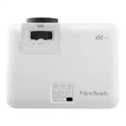 Проектор ViewSonic LX700-4K, Laser Home projector, 3500 AL, 4K-UHD 3840x2160, 3M:1, Throw ratio: 1.06-1.45, Throw distance: 1-7m, Image size: 30"-300", Keystone, 12V Trigger, Input lag: 4.2ms, 2x HDMI, RS232, Audio, USB-A, Speaker, Keystone, White