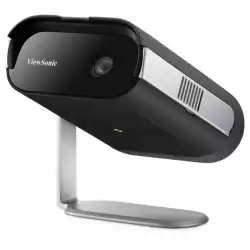 Проектор ViewSonic M1MaxN, Smart LED Portable projectorr, FHD 1920x1080, 500LL, 150000:1, Throw ratio: 1.2, Optical zoom: Fixed, Throw distance: 0.8 - 2.67m, HDMI, USB-C, USB-A, Audio out, Speaker, WiFi, BT, H/V Keystone, 360° projection, Smart stand, Integrated battery, Google TV, Black/Grey
