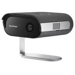 Проектор ViewSonic M1MaxN, Smart LED Portable projectorr, FHD 1920x1080, 500LL, 150000:1, Throw ratio: 1.2, Optical zoom: Fixed, Throw distance: 0.8 - 2.67m, HDMI, USB-C, USB-A, Audio out, Speaker, WiFi, BT, H/V Keystone, 360° projection, Smart stand, Integrated battery, Google TV, Black/Grey
