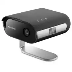 Проектор ViewSonic M1MaxN, Smart LED Portable projectorr, FHD 1920x1080, 500LL, 150000:1, Throw ratio: 1.2, Optical zoom: Fixed, Throw distance: 0.8 - 2.67m, HDMI, USB-C, USB-A, Audio out, Speaker, WiFi, BT, H/V Keystone, 360° projection, Smart stand, Integrated battery, Google TV, Black/Grey