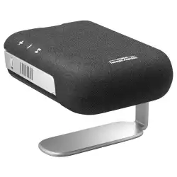 Проектор ViewSonic M1S, Portable LED projector, WVGA 854x480, 360 LED Lumens, 120000:1, Lens: F=1.7, f=5.5mm, Throw Ratio: 1.2, Image Size: 24"-100", HDMI, USB-C, USB-A, 360° projection, Keystone, Harman Kardon speakers, Built-in Battery