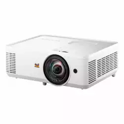 Проектор ViewSonic PS502X, Short Throw, XGA 1024x768, 4000ALumens, 15000:1, 240W UHP Lamp, Throw ratio: 0.616, Image Size: 60"-300", Keystone, 25/34dB, Input Lag: 33.2ms, 2x HDMI, USB-A, RS232, Speaker, Audio In/Out, White