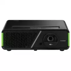 Проектор ViewSonic X1-4K Pro, Smart LED Home Projector, Built-in Google TV, 4K UHD HDR, 3300LL, 3M:1, Optical zoom 1.3x, Throw distance 1.53m-4.98m, 2x HDMI, USB-C, WiFi Input, RS232, LAN, Audio, Harman Kardon Speakers, Keystone, Black