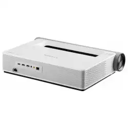 Проектор ViewSonic X2000L-4K Ultra short throw, Laser Phosphor, 4K HDR 3840x2160, 2000 ANSI Lumens, Throw Ratio 0.22, 32GB Storage, 2x HDMI, 2x USB 2.0, RJ45, Harman Kardon Speakers with Dolby/DTS, Smart, WiFi, Bluetooth, 100% Rec.709, Home Cinema, White
