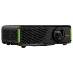 Проектор ViewSonic X2-4K Pro, Short Throw Smart LED Home projector, 0.65" DMD chip, built-in Google TV, 4K-UHD HDR, 3300LL, Optical zoom 1.2x, Throw distance 0.92m- 2.2m, 2x HDMI, USB-C, WiFi Input, USB-A, RS232, Audio in/out, Harman Kardon Speakers, Black