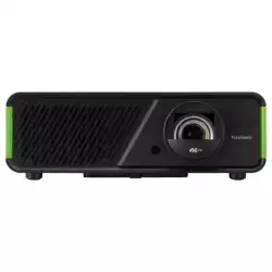 Проектор ViewSonic X2-4K Pro, Short Throw Smart LED Home projector, 0.65" DMD chip, built-in Google TV, 4K-UHD HDR, 3300LL, Optical zoom 1.2x, Throw distance 0.92m- 2.2m, 2x HDMI, USB-C, WiFi Input, USB-A, RS232, Audio in/out, Harman Kardon Speakers, Black