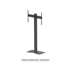 Стойка за дисплей OMB 09232 WINDOW STAND LANDSCAPE (FREESTANDING), for 32&quot; - 65&quot; displays, Max weight 50kg, VESA Min 200x200 and Max 600x400, Landscape orientation, Hidden cables, Manually Height Adjustable, Black                          