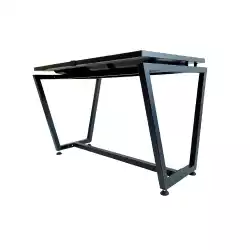 Стойка за дисплей тип маса OMB 09204 TABLE LEGS 55 BK, for 55" touch display, Iron legs, Max weight 80kg, Face up orientation, Hidden cables, Black