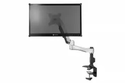 Стойка за монитори DMC-01 Arm Desk Mounting Clamp, VESA 75/100, up to 10kg, Swivel -90/+90, Tilt -20/90, 360 rotation, Arm Lift 33 cm, Silver