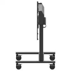 Стойка за под тип количка IIYAMA MD- CAR2031-B1, max. load 120kg (98"), Electric height adjustable 950mm range, center 850- 1800mm, max VESA 800x600, anti-collision, Wired control pad and software control from iiyama iLFD TExx series, Black