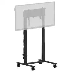 Стойка за под тип количка IIYAMA MD- CAR2031-B1, max. load 120kg (98"), Electric height adjustable 950mm range, center 850- 1800mm, max VESA 800x600, anti-collision, Wired control pad and software control from iiyama iLFD TExx series, Black