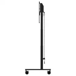 Стойка за под тип количка IIYAMA MD- CAR2031-B1, max. load 120kg (98"), Electric height adjustable 950mm range, center 850- 1800mm, max VESA 800x600, anti-collision, Wired control pad and software control from iiyama iLFD TExx series, Black