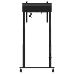 Стойка за под тип количка IIYAMA MD- CAR2031-B1, max. load 120kg (98"), Electric height adjustable 950mm range, center 850- 1800mm, max VESA 800x600, anti-collision, Wired control pad and software control from iiyama iLFD TExx series, Black