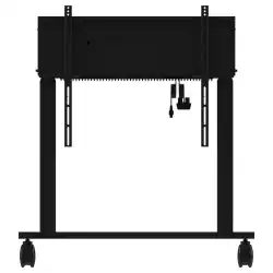 Стойка за под тип количка IIYAMA MD- CAR2031-B1, max. load 120kg (98"), Electric height adjustable 950mm range, center 850- 1800mm, max VESA 800x600, anti-collision, Wired control pad and software control from iiyama iLFD TExx series, Black